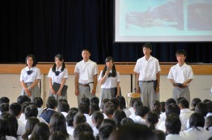 生徒による学校紹介