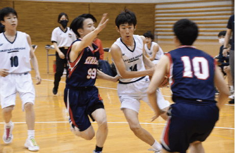 男子バスケットボール部｜岡山県立岡山東商業高等学校
