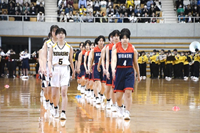 第71回定期戦（対倉敷商業）開・閉会式