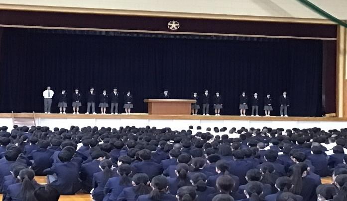 倉商定期戦結団式