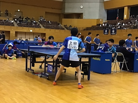 卓球部中国大会出場