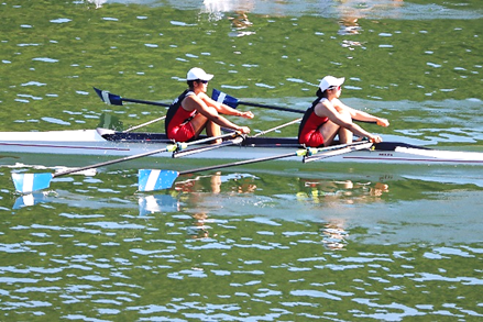 国民スポーツ大会ローニング少年女子ダブルスカル