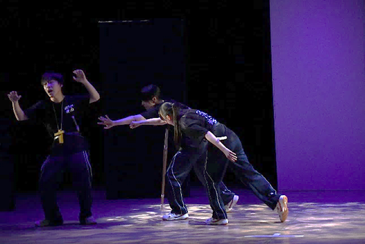 実験劇場で演劇部上演