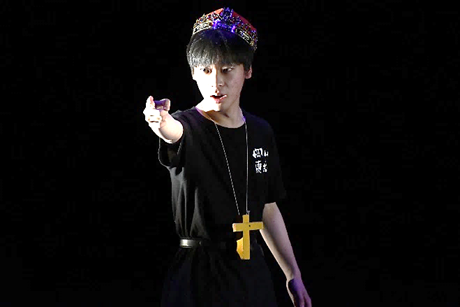 実験劇場で演劇部上演