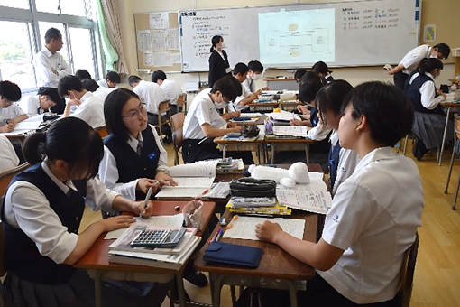 教育実習の公開授業