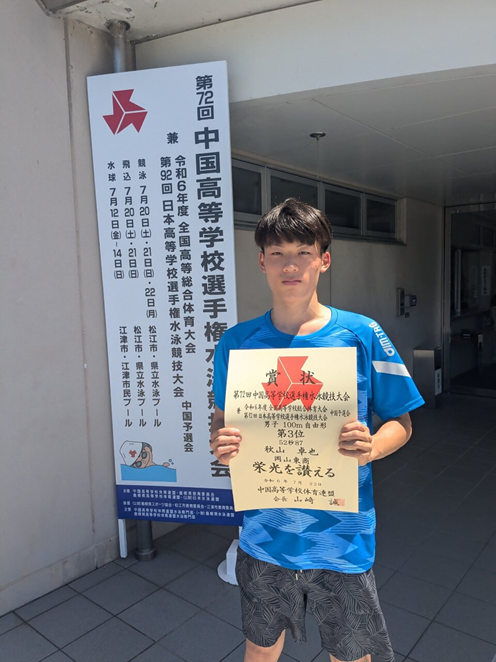 水泳全国大会出場