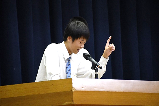 生徒会役員選挙と立会演説会