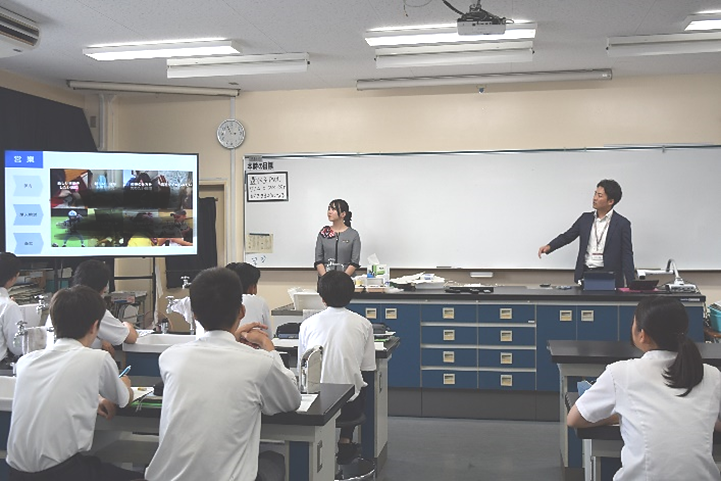 地元企業が授業