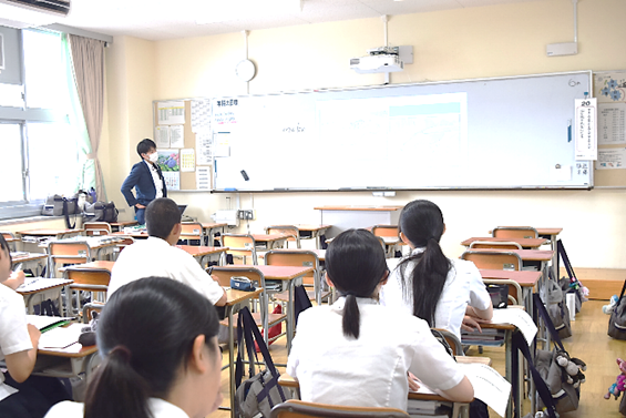 地元企業が授業