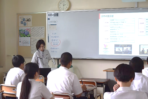 地元企業が授業