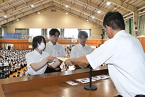 表彰伝達式