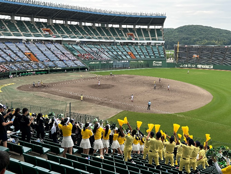 高校野球岡山大会 岡山東商 前回王者に勝利！お礼