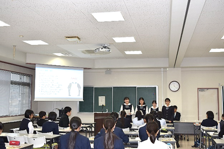 東商デパート中学生販売体験(事前指導)