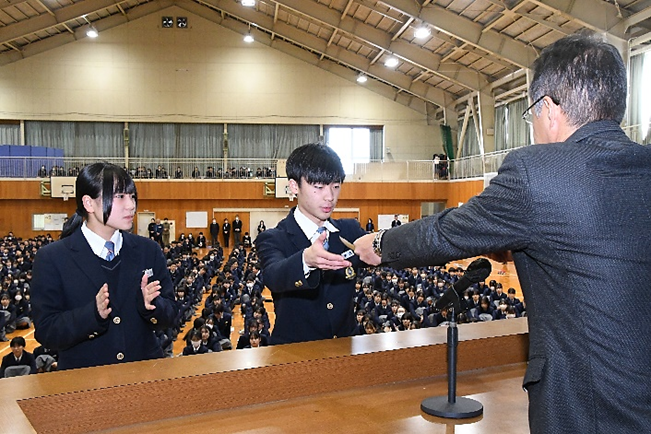 2学期表彰式
