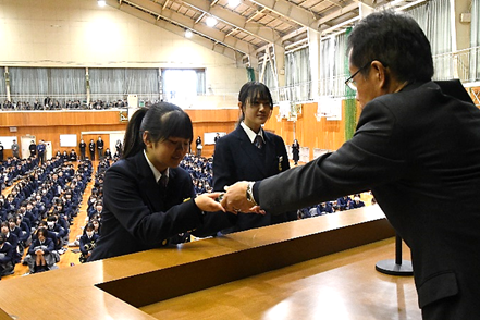 2学期表彰式