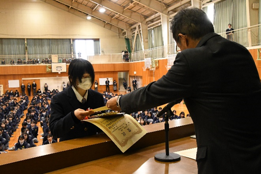 2学期表彰式