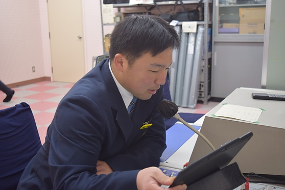 風紀委員とＨＲ委員からの校内放送
