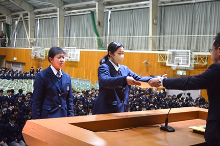 令和6年度 賞状授与式