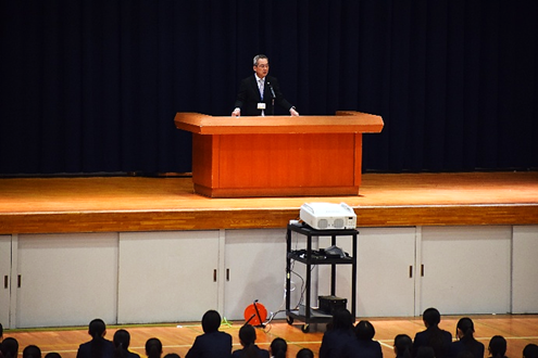 令和７年度　新任式・１学期始業式