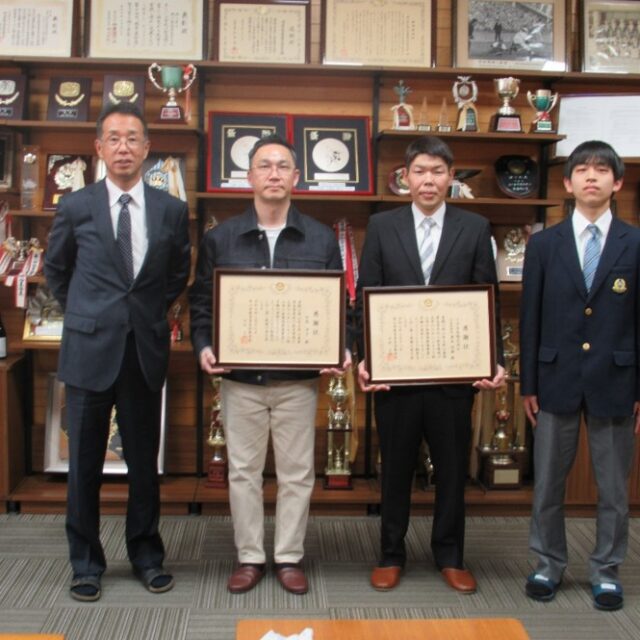 「クラブハウス整備プロジェクト事業」感謝状贈呈