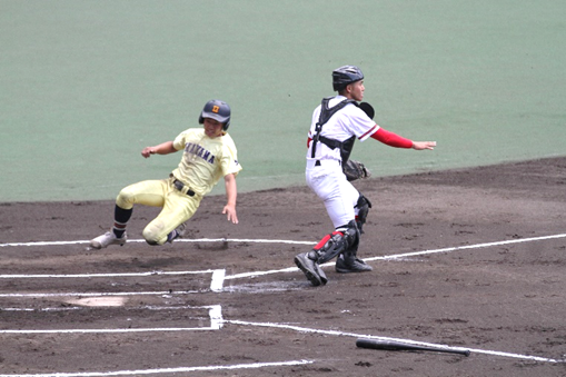 野球部､春の県高校野球大会でベスト4！中国大会出場権を獲得！