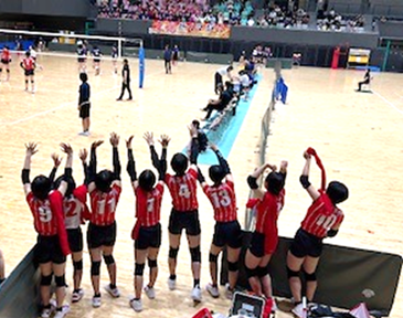 女子バレーボール部、県総体で惜しくも第3位！