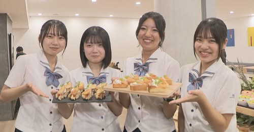 7月10日に行われた東商が考案したスイーツも出品した報道向けの内覧の様子です。