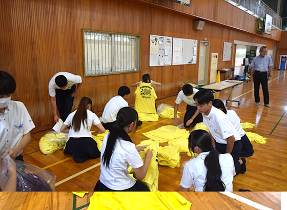翠光祭　チームカラーTシャツ　配布！