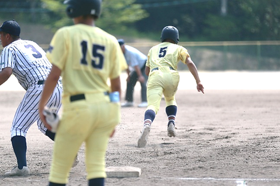 野球部地区大会2試合目 勝利 !