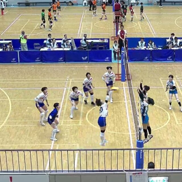 女子バレーボール岩井さん出場岡山県選抜が国スポ優勝！