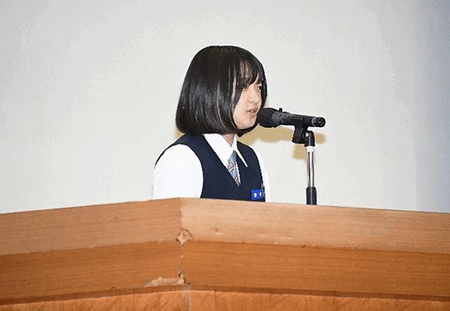 生徒会役員選挙 立会演説会を実施!