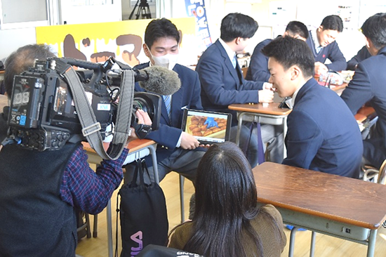 KSBと山陽新聞社が東商デパート準備を取材!!