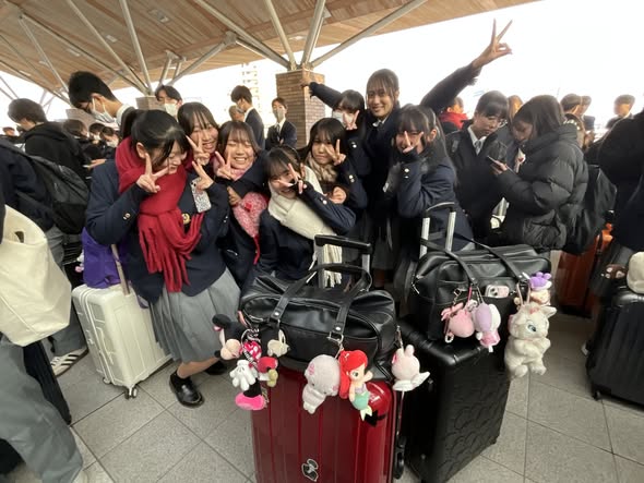 関東組が修学旅行に出発!
