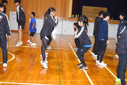運動部 合同トレーニング1日目