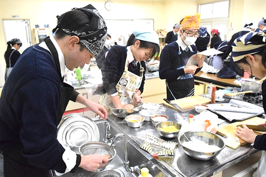 2年生の調理実習