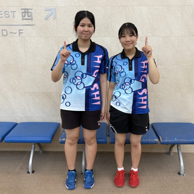 卓球部 県予選第1位!