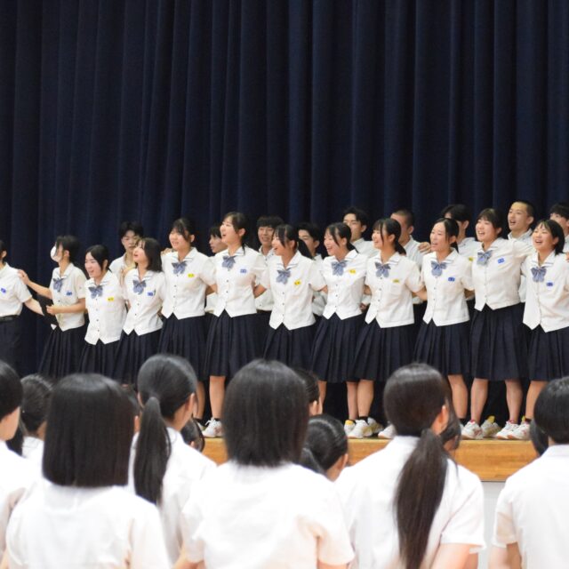 1学期終業式・壮行会を行いました!